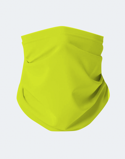 "Paddle Crazy" Reversible Sports Neckwarmer (Aqua/Paddle Ball Yellow)