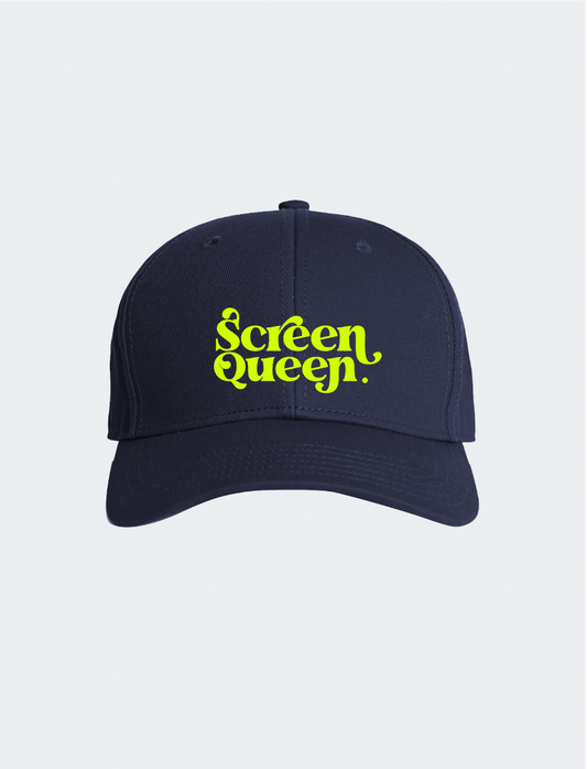 "Screen Queen" Classic with Trucker Back (Navy)