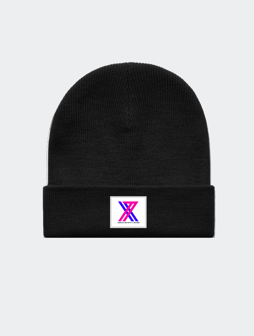 S77 Cuff Beanie (Black)