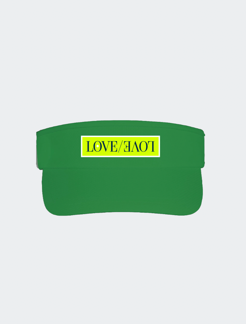 "LOVE/LOVE" Patch Mesh Visor
