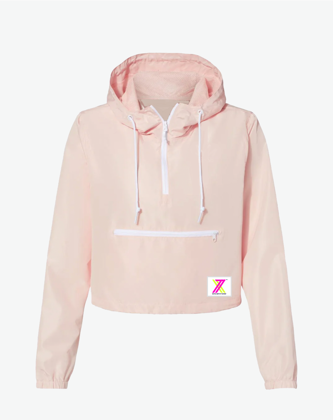 "Ad In" Cropped Team Windbreaker