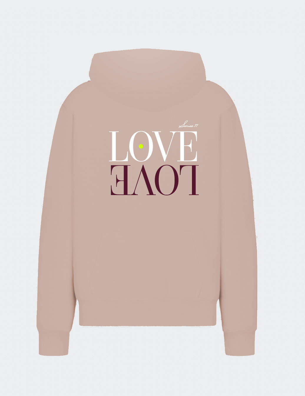 Fall 2025 "Love Love" Lightweight Zip Hoodie