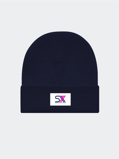 "Hardcourt" Cuff Beanie (Dark Navy)