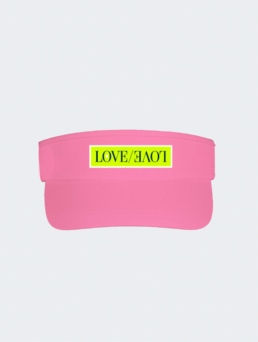 "LOVE/LOVE" Patch Mesh Visor