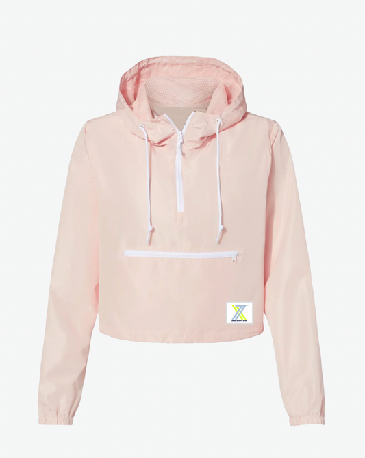 "Ad In"  Cropped Team Windbreaker