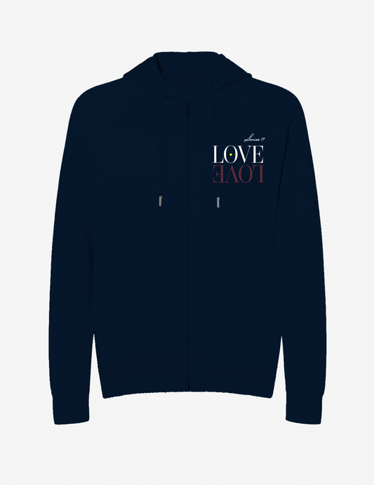 Fall 2025 "Love Love" Lightweight Zip Hoodie