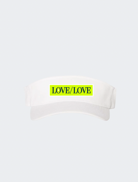 "LOVE/LOVE" Patch Performance Visor