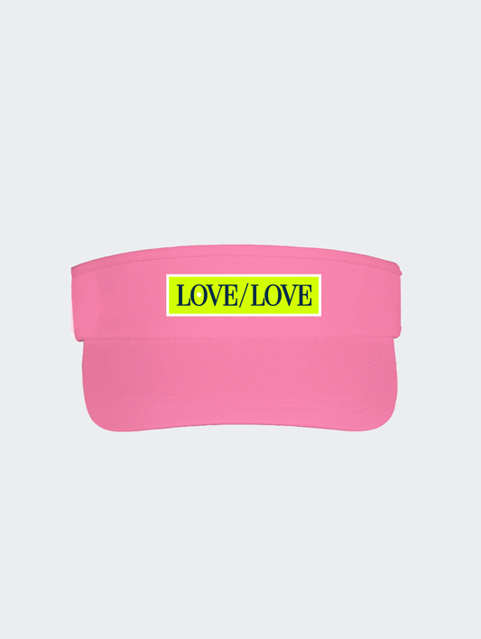 "LOVE/LOVE" Patch Mesh Visor