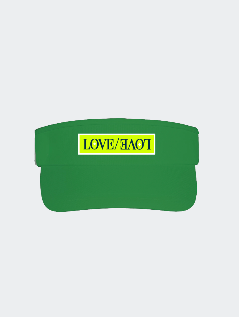 "LOVE/LOVE" Patch Mesh Visor