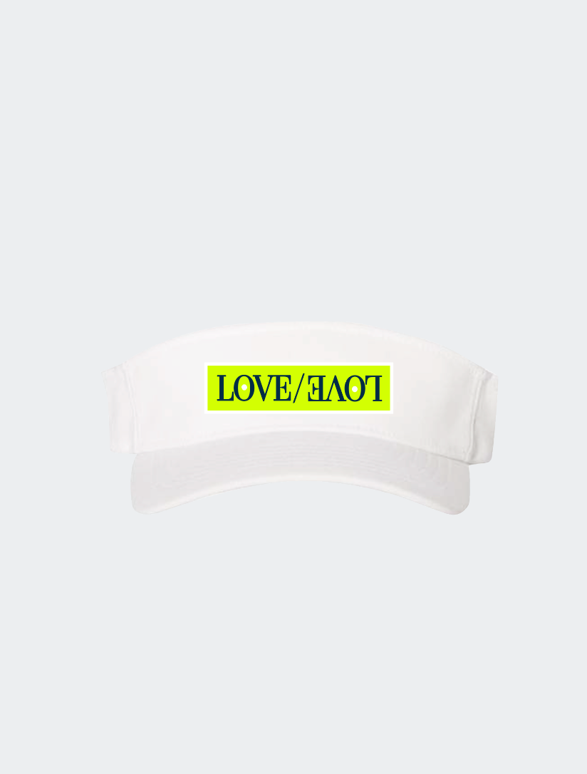 "LOVE/LOVE" Patch Performance Visor