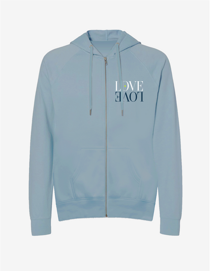 Fall 2025 "Love Love" Lightweight Zip Hoodie