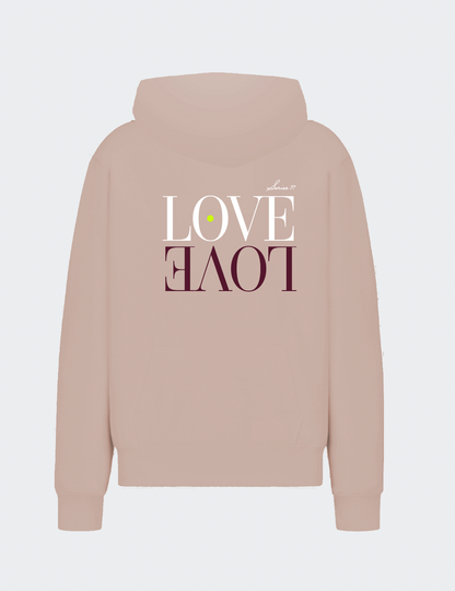 Fall 2025 "Love Love" Lightweight Zip Hoodie